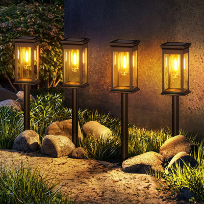 6/12 Pack Solar Lights for Yard/Garden Walkway