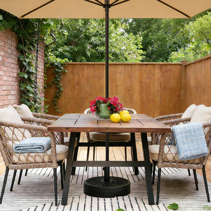 Heavy-Duty Water-Filled Patio Umbrella Base Stand