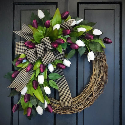 Spring Tulip Wreath