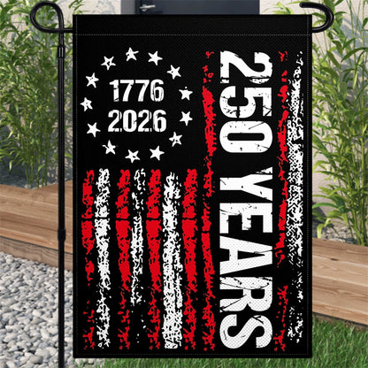 250 Years America Garden Flag