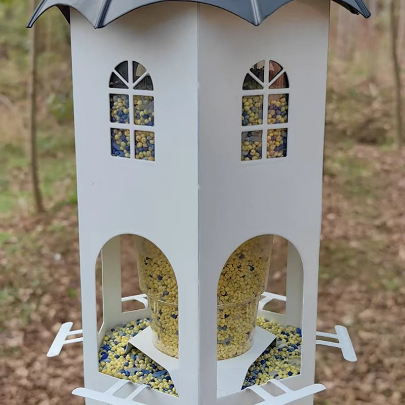 Outdoor Castle Style Bird Feeder