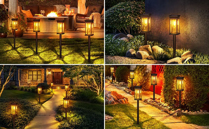 6/12 Pack Solar Lights for Yard/Garden Walkway