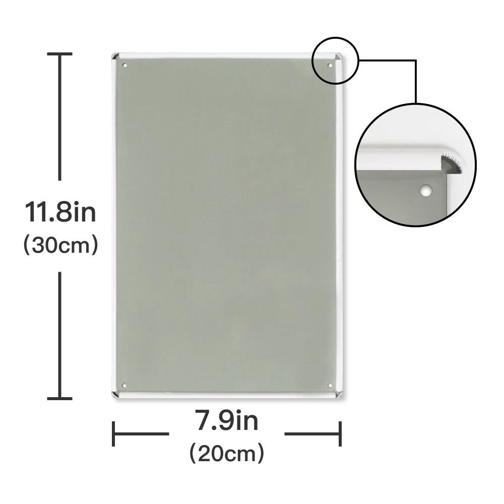 Cocktail Metal Tin Sign