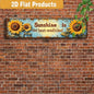 Flat Rustic Iron Vintage Metal Sign
