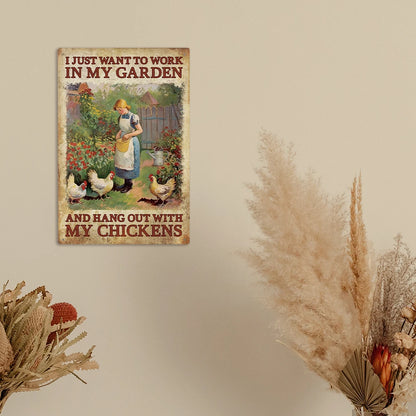 Metal Tin Sign, Wall Art Painting
