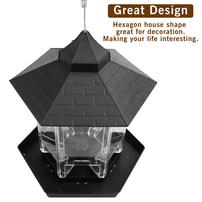 Wild Bird Feeders for Outside Rust Proof Hanging Feeders