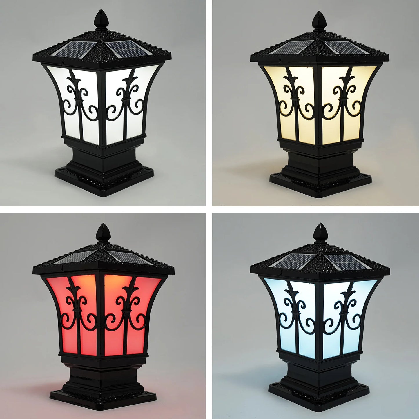 Outdoor Solar Post Light