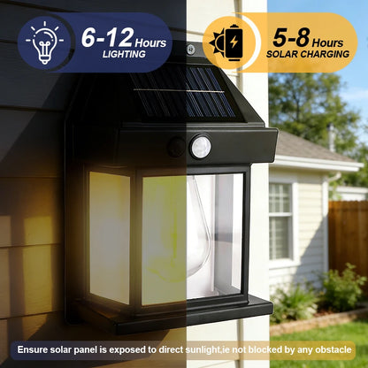 4/2-Pack Outdoor Solar Wall Lights