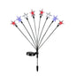 4th Of July Solar Patriotic Star Lights