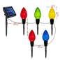 Solar Outdoor Lighted Stake For Christmas