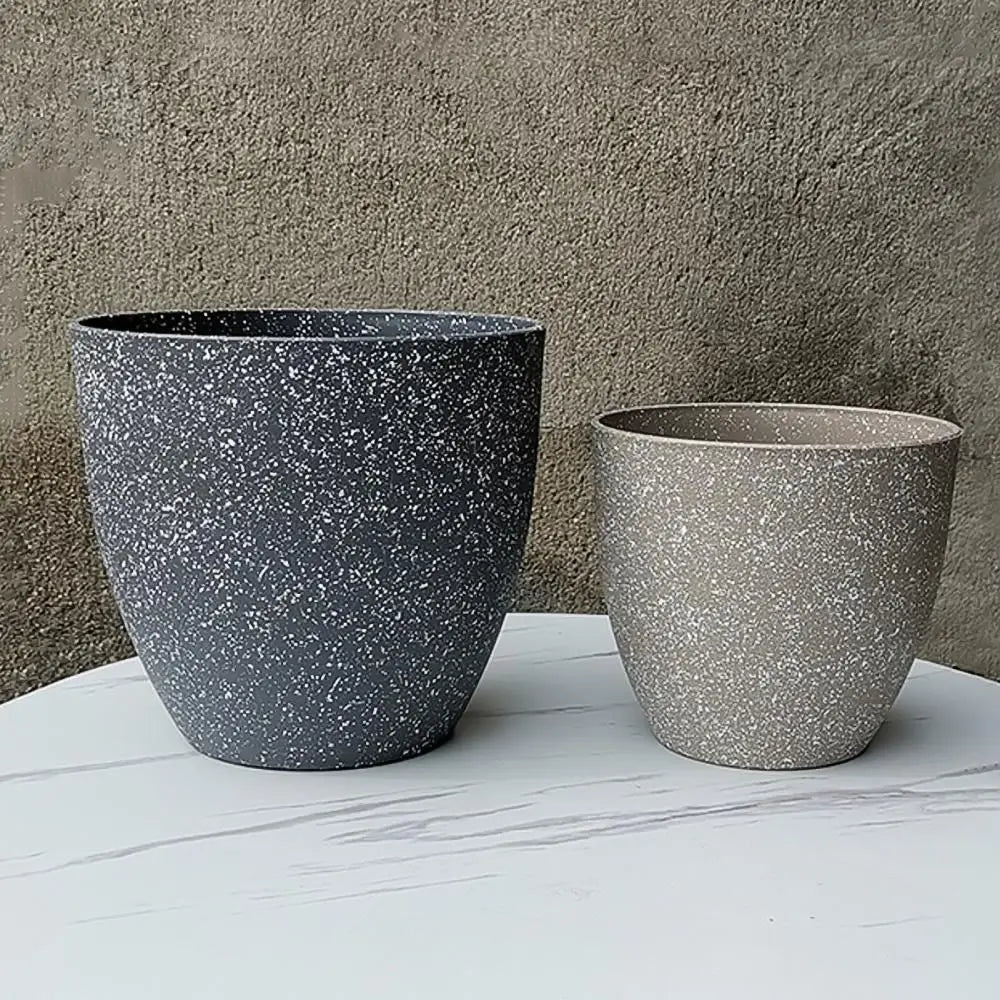 Frosted Imitation Stone Flower Pots