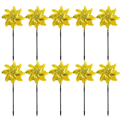 2/10pcs Bird Repeller Windmill Spinner
