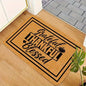 Grateful Thankful Blessed, Non-Slip Absorbent Welcome Mat