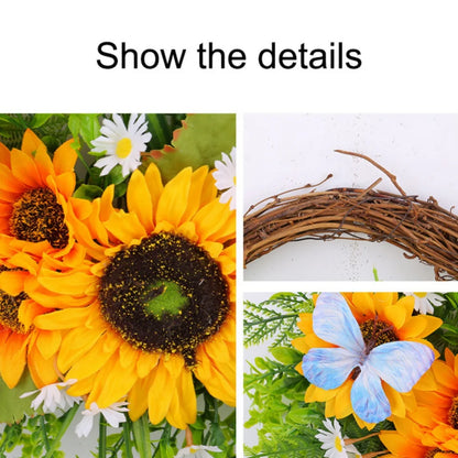 Sunflower Wreath for Front Door