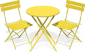 3 Piece Folding Bistro Set