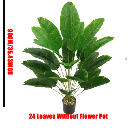 1pc 18 Leaves Artificial Banana Plant