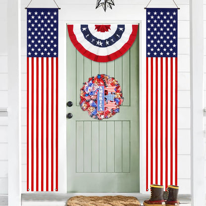 American Flag Door Banners