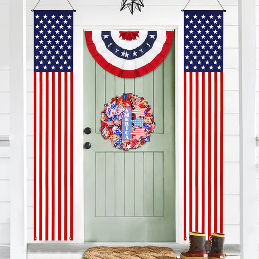American Flag Door Banners