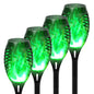 4/6/8/12Pcs Solar Flickering Outdoor Flame Torch Light