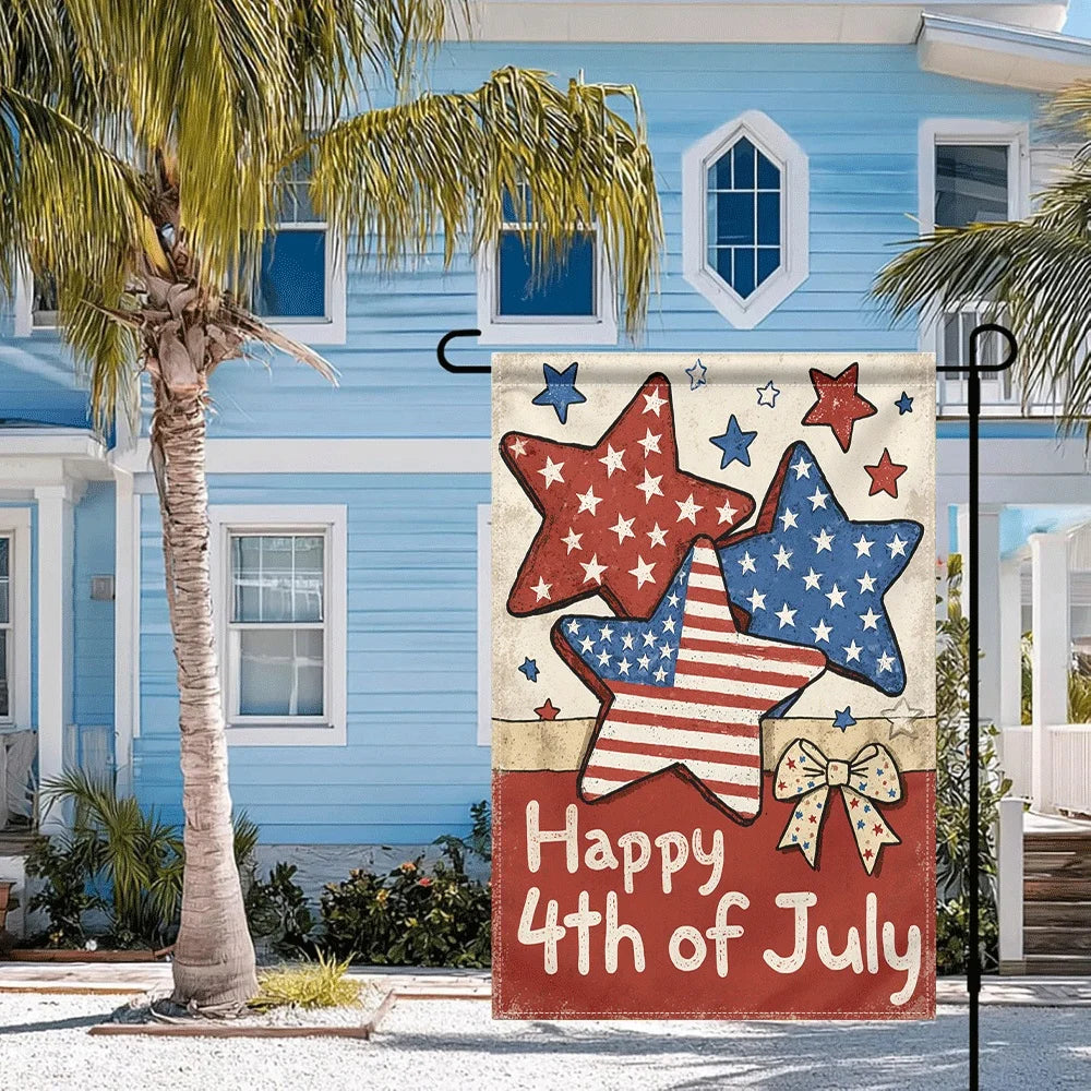 Happy 4th of July Garden Flag