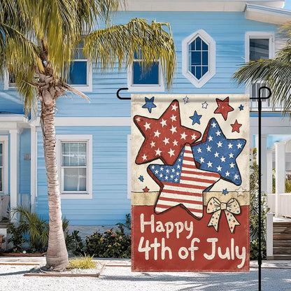 Happy 4th of July Garden Flag