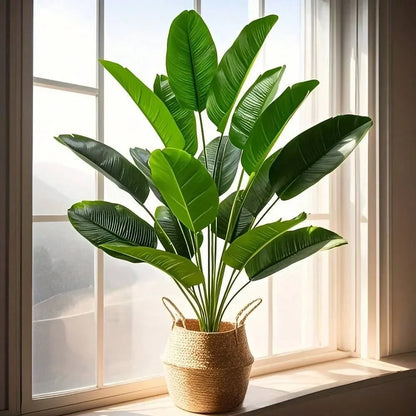 1pc 18 Leaves Artificial Banana Plant