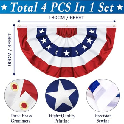 Large Size American Bunting Flag