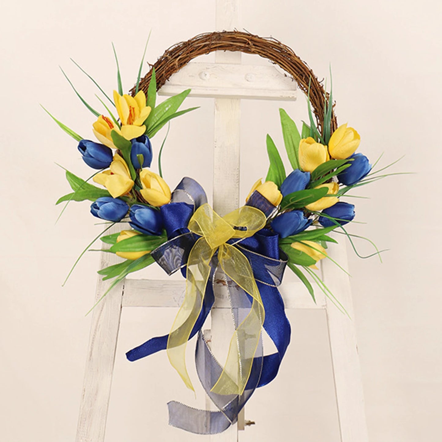 Tulip Spring Wreath