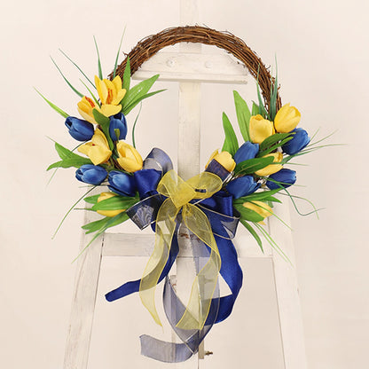 Tulip Spring Wreath