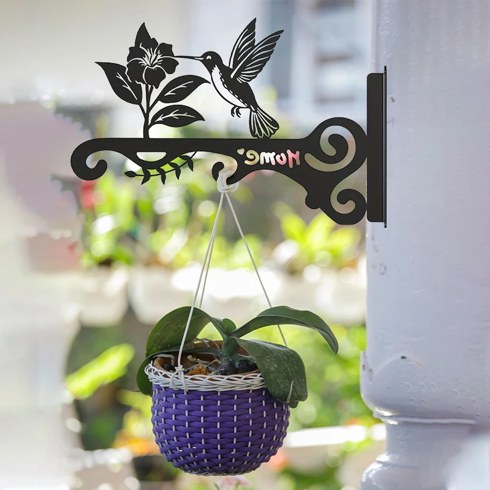 Plant Hanger with Beautiful Bird Pattern