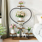 5 Tier Metal Plant Stand Heart-shape Flower Display Rack