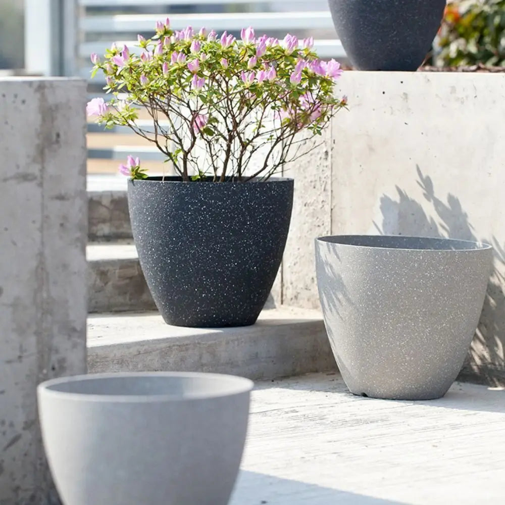 Frosted Imitation Stone Flower Pots