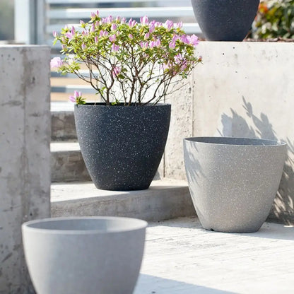 Frosted Imitation Stone Flower Pots