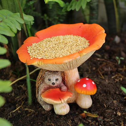 Outdoor Durable Resin Bird Feeder Decoration