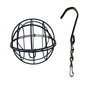 Metal Suet Ball Bird Feeder with Hanging Chain