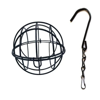 Metal Suet Ball Bird Feeder with Hanging Chain
