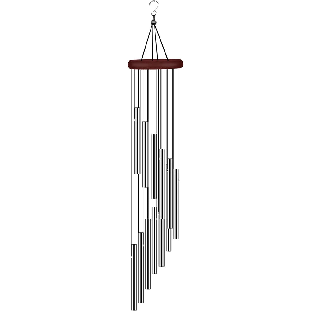 Beautiful and Soothing Musical Wind Chime with 12 Tubes and Bells