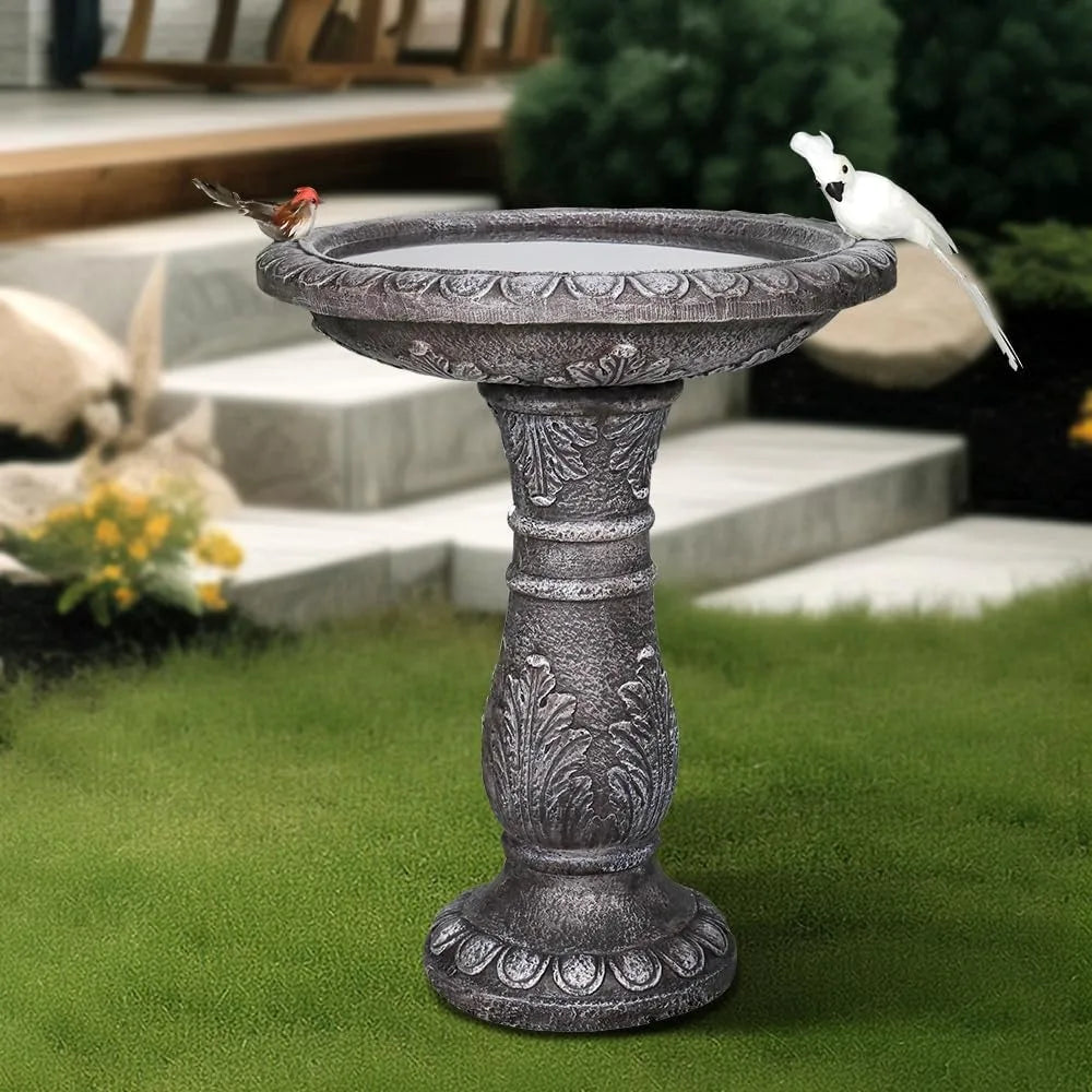 24.4 H Cement Bird Bath