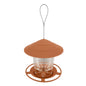 Garden gazebo hanging wild bird feeder