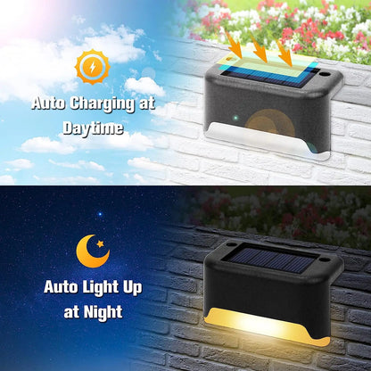 16-Pack Outdoor Solar Deck Lamp For Stairs, Steps, Fences, Yards, Patios And Paths