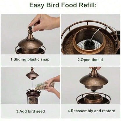 Large Capacity Hanging Bird Feeder