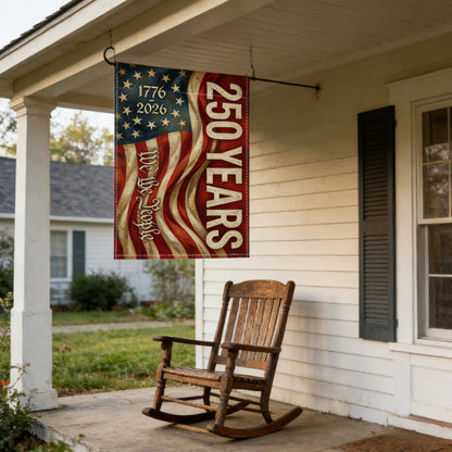 Patriotic Garden Flag 250th Anniversary Theme