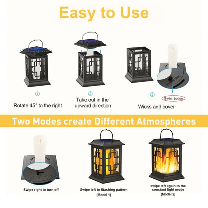 Waterproof Hanging Solar Light (2 Pack)