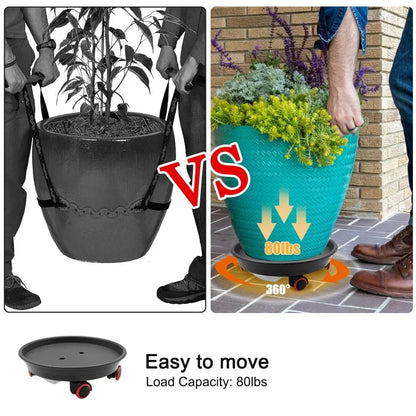 2pcs Plant Caddy with Wheels