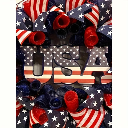 24 Inch 4th Of July Patriotic Wreath
