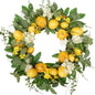 20 inch Artificial Lemon Wreath