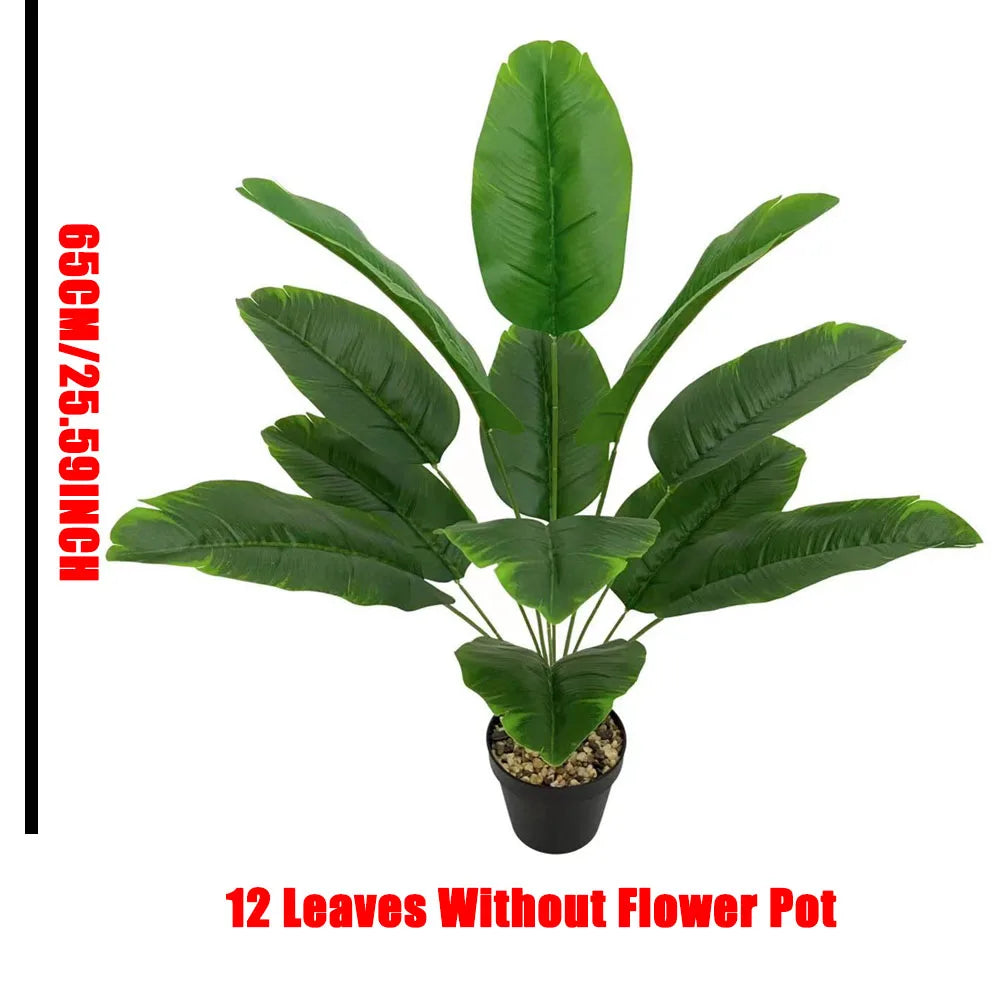 1pc 18 Leaves Artificial Banana Plant