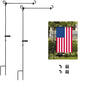 Outdoor Garden Flag Pole Bracket