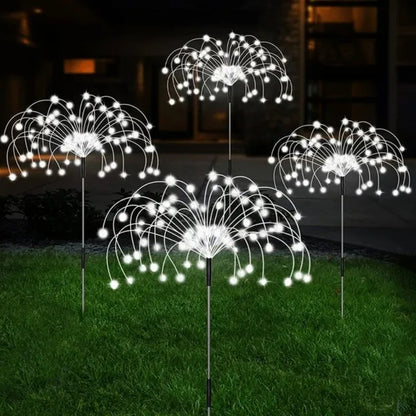 Solar Firework Lights Outdoor IP65 Waterproof Solar 8 Lighting Modes