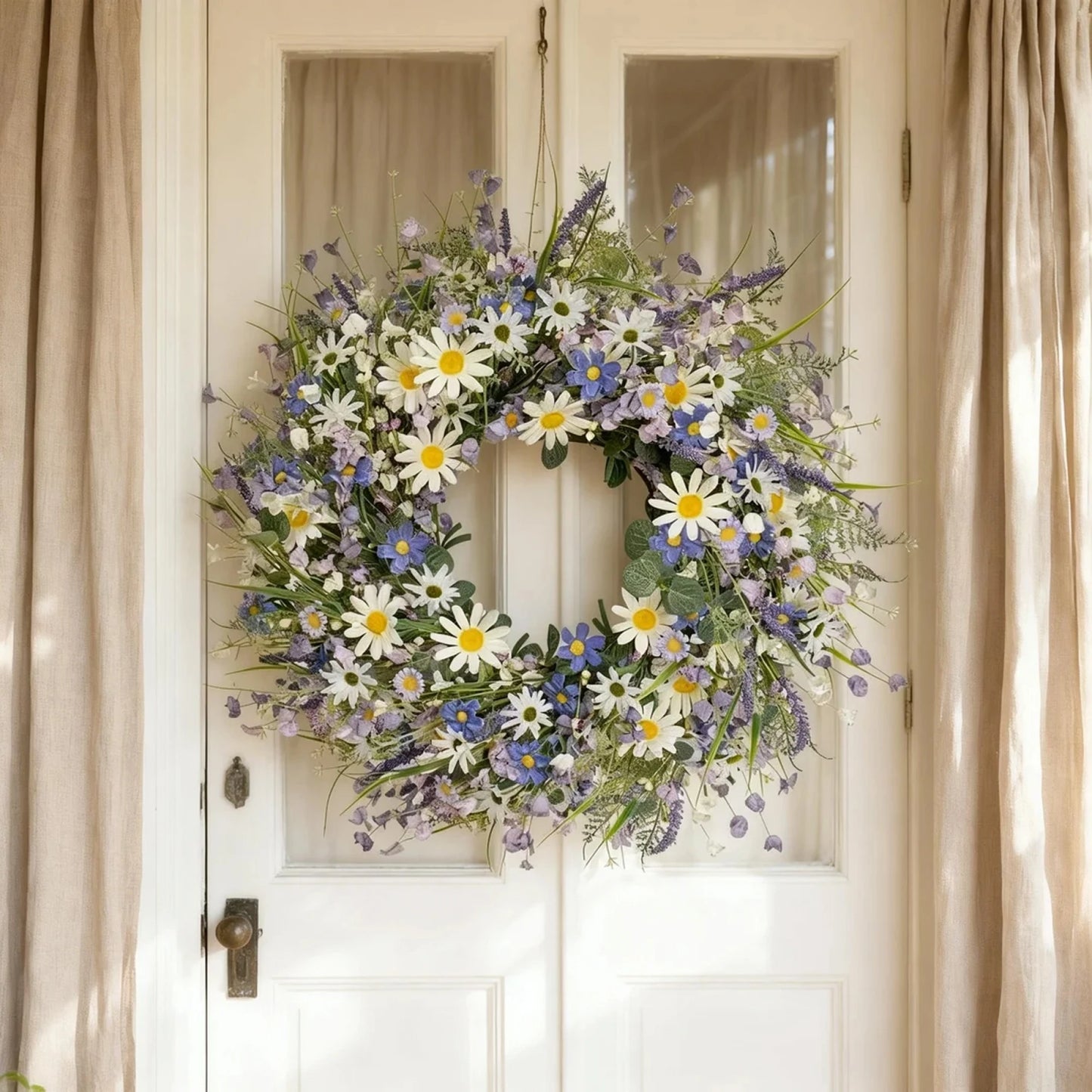 Colorful Sunflower Wreath